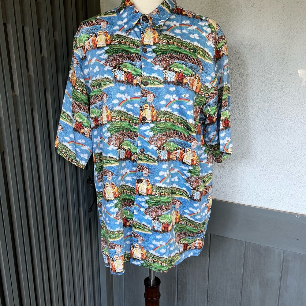 Guy Buffet By Reyn Spooner Golf Theme “Egyptian Cotton” Shirt